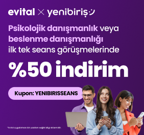 Evital'den Online Seanslarda %50 İndirim Fırsatı!